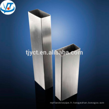 tube en acier inoxydable carré / rectangulaire en acier 201 316 304 en acier inoxydable